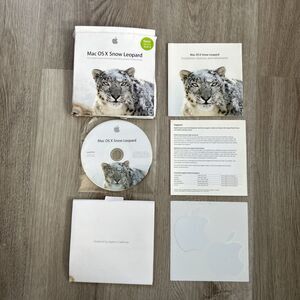 Mac OS X Snow Leopard 10.6.3 MAC DVD Operating System Install Macintosh MC573Z/A